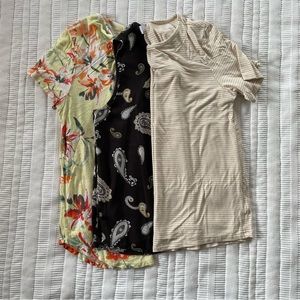 Bundle of 3 shirts size small!